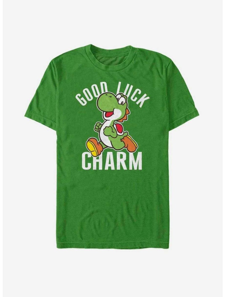 Tees * | Tees Nintendo Mario Yoshi Good Luck Charm T-Shirt