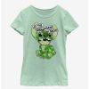 Tees * | Tees Disney Lilo And Stitch Clovers Youth Girls T-Shirt