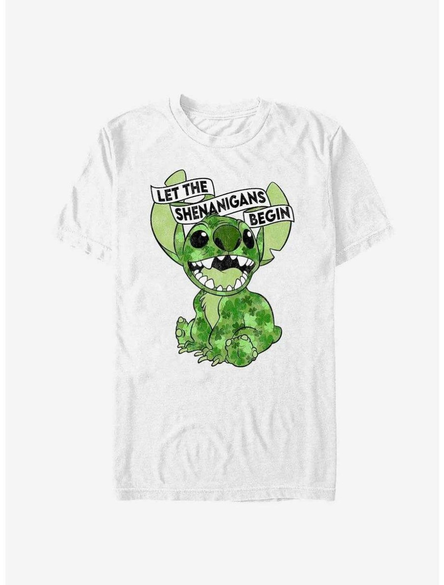 Tees * | Tees Disney Lilo And Stitch Clovers T-Shirt