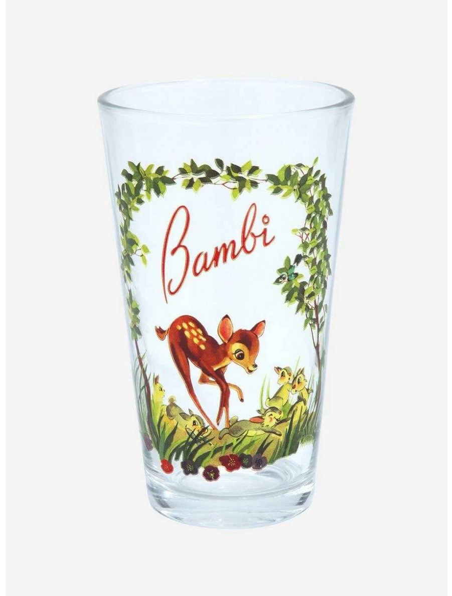 Drinkware * | Drinkware Disney Bambi Classic Portrait Pint Glass Boxlunch Exclusive