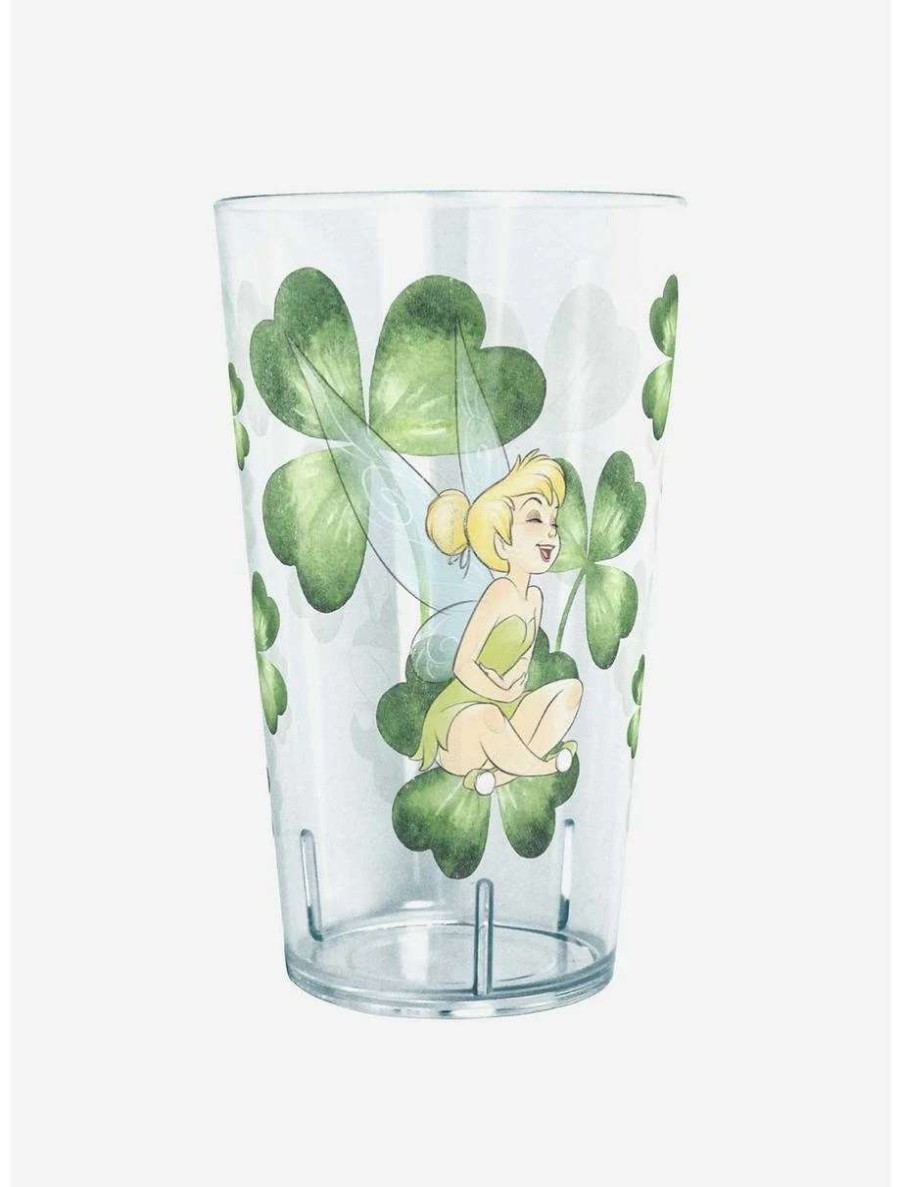 Drinkware * | Drinkware Disney Tinker Bell Clover Fairy Tritan Cup