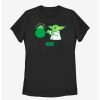 Tees * | Tees Star Wars The Mandalorian Yoda Snack Womens T-Shirt