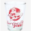 Drinkware * | Drinkware Stranger Things Surfer Boy Pizza Logo Mini Glass